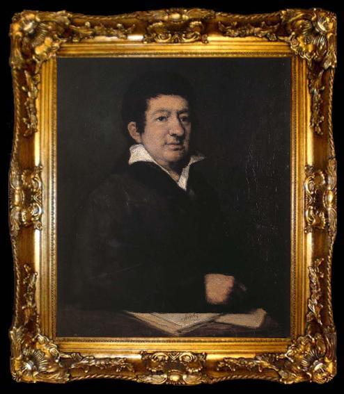 framed  Francisco Goya Leandro Fernandez de Moratin, ta009-2